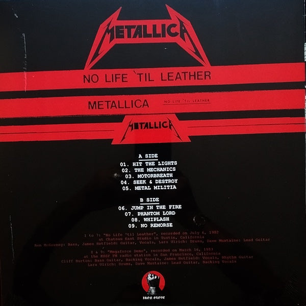 METALLICA No Life 'Til Leather & Megaforce Demo (LP)