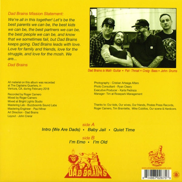DAD BRAINS Dad Brains (7")