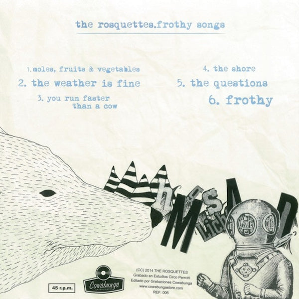 THE ROSQUETTES Frothy Songs (LP)