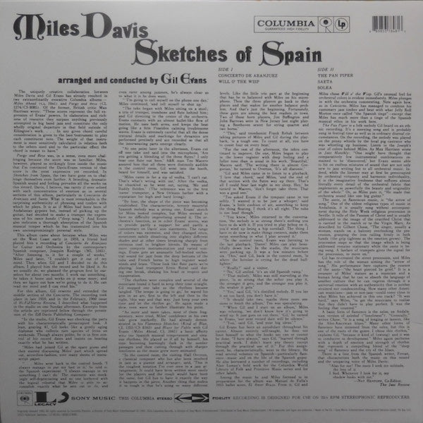 MILES DAVIS Sketches Of Spain (LP)