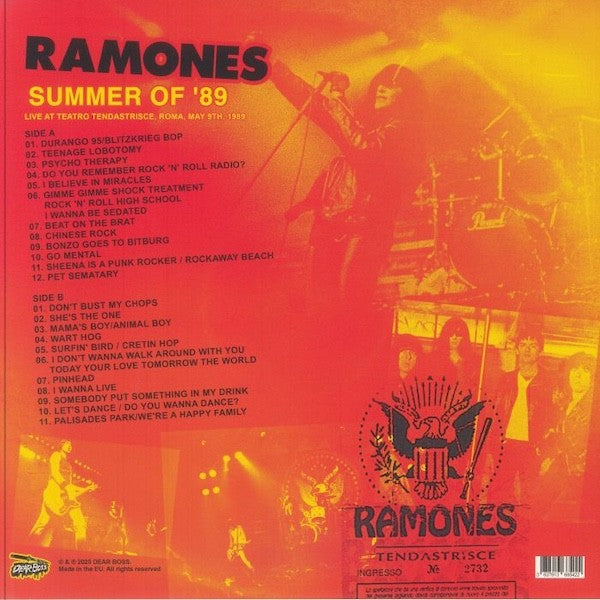 RAMONES Summer Of '89 (LP)