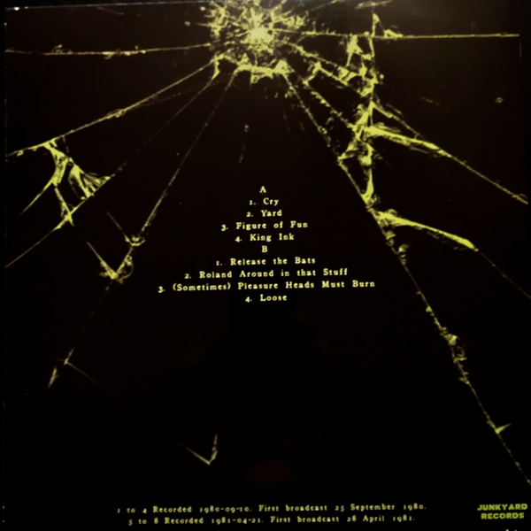 THE BIRTHDAY PARTY Peel Sessions Vol. I (LP)