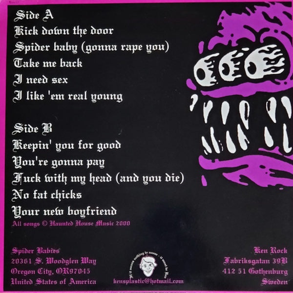 SPIDER BABIES Ten Inches Of...Terror! (10")