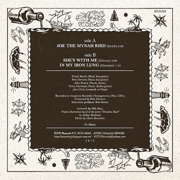 DEADBEAT POETS Joe The Mynah Bird (7")