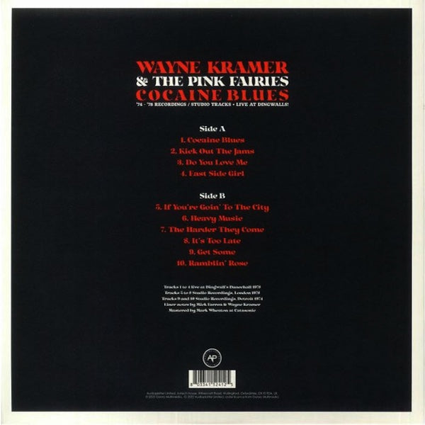 WAYNE KRAMER & THE PINK FAIRIES Cocaine Blues - '74 - '78 Recordings (LP)