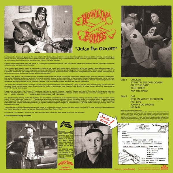HOWLIN' BONES Juice The Goose (LP)