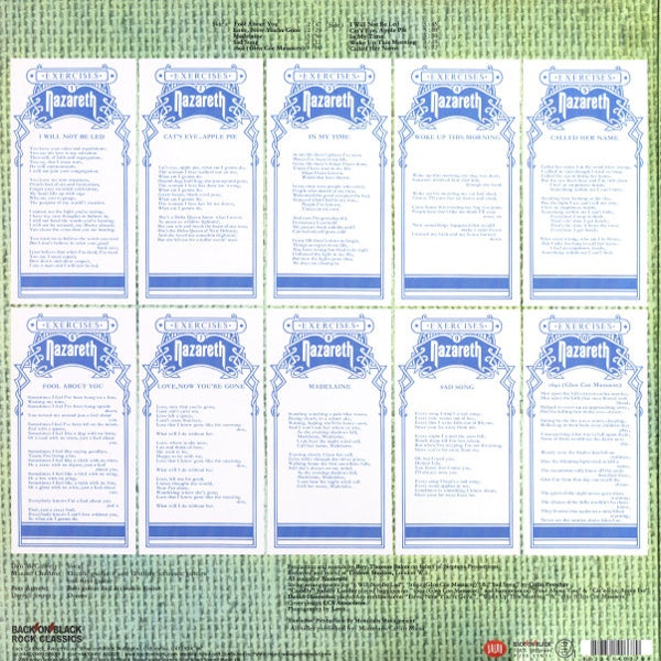 NAZARETH Exercises (LP)
