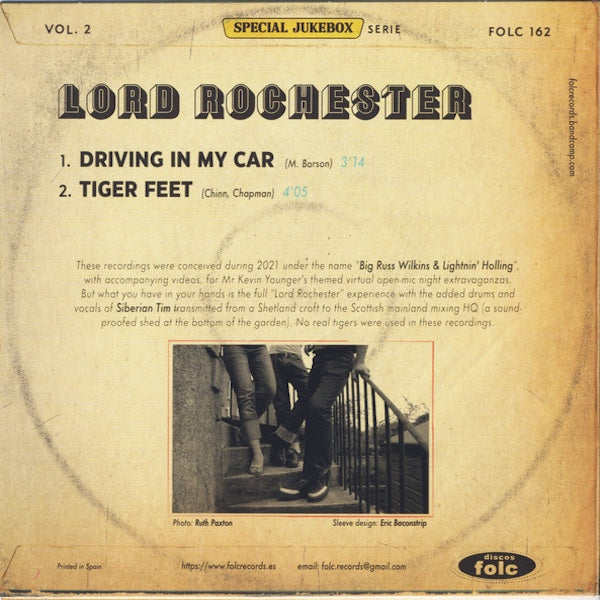 LORD ROCHESTER Driving In My Car (7")