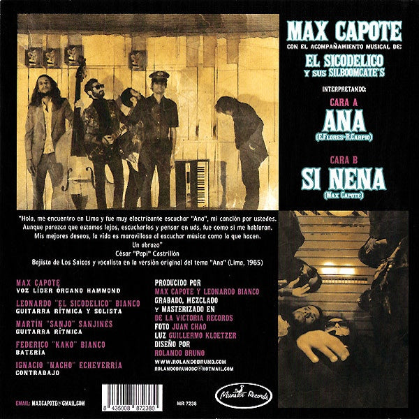 MAX CAPOTE Ana (7")