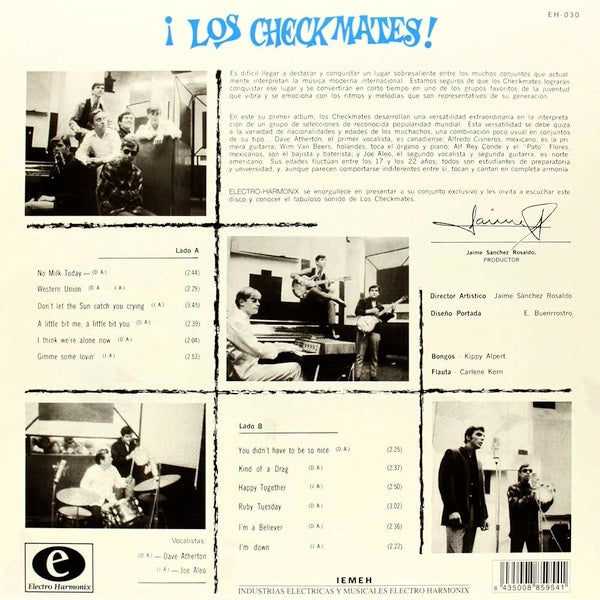 LOS CHECKMATES Lo Mejor De Los Monkees... (10")