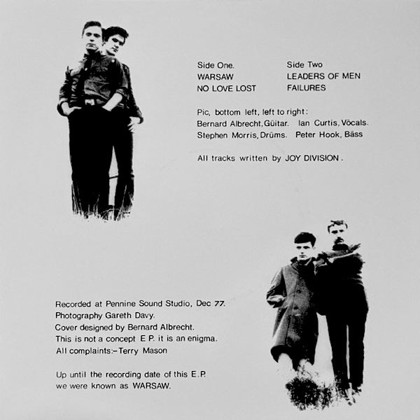 JOY DIVISION An Ideal For Living (7")