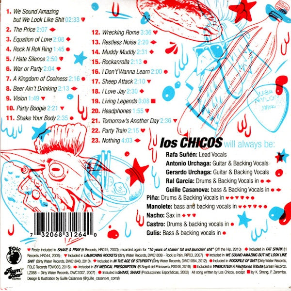 LOS CHICOS 20 Years Of Shakin' Fat & Launching Shit By Medical Prescription (2xLP)
