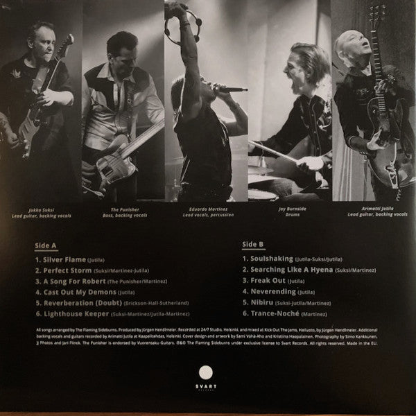 THE FLAMING SIDEBURNS Silver Flames (LP)