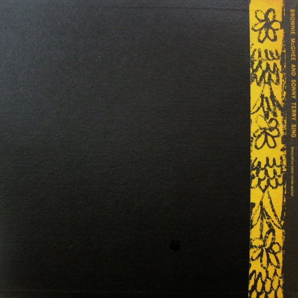 BROWNIE McGHEE AND SONNY TERRY Sing (LP)