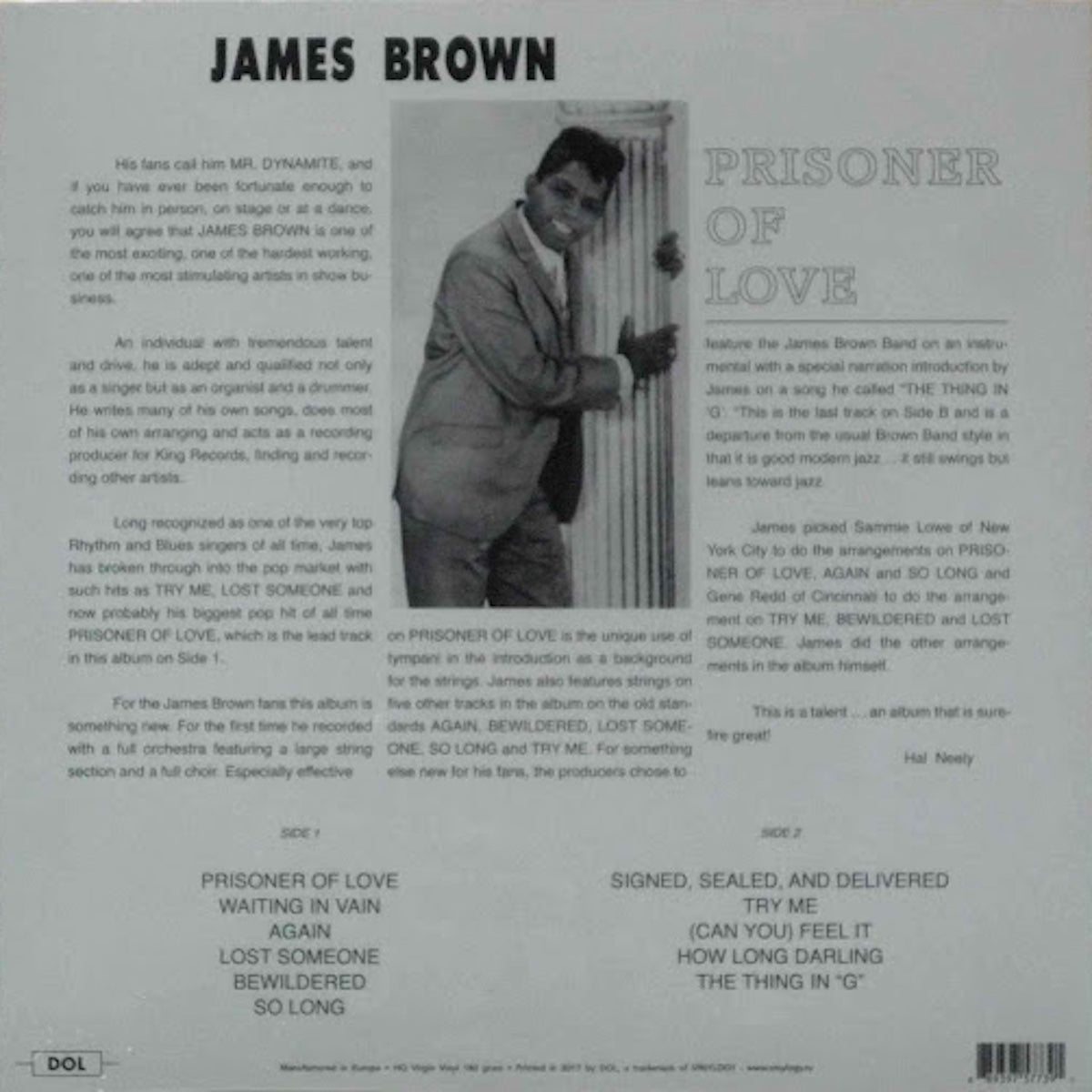 JAMES BROWN Prisoner Of Love (LP)