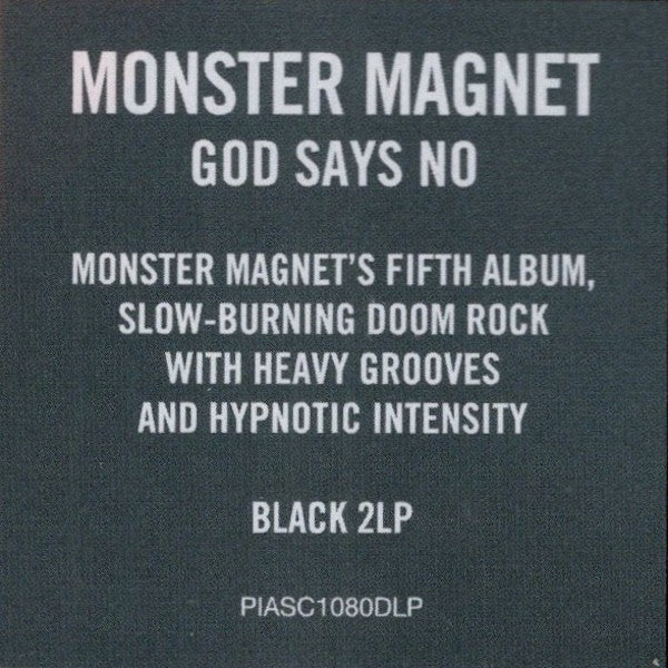 MONSTER MAGNET God Says No (2xLP)