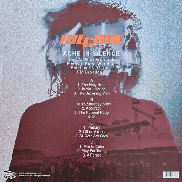 THE CURE Ache In Silence - Live At Rock Werchter Festival 1981 (2xLP)