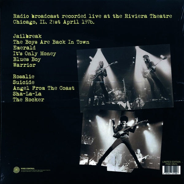 THIN LIZZY Back In Chicago! (The Riviera Broadcast - April 21, 1976) (LP)