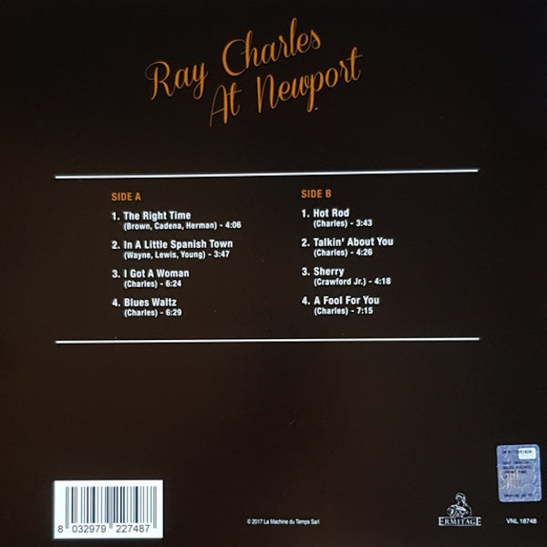 RAY CHARLES Ray Charles At Newport (LP)