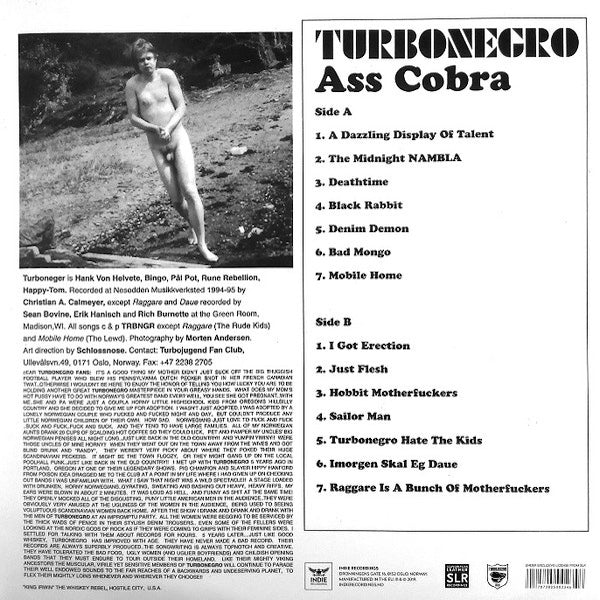 TURBONEGRO Ass Cobra (LP)