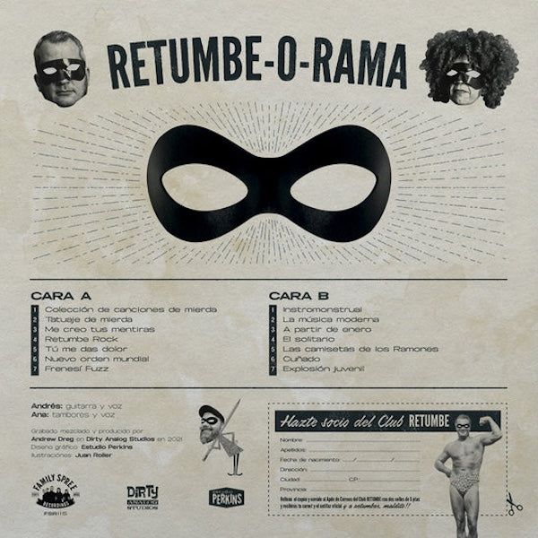 LOS RETUMBES Colección de Canciones de Mierda (LP)