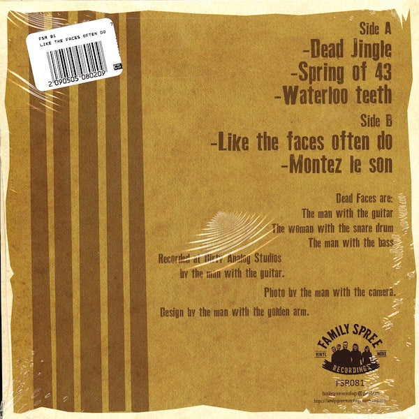 DEAD FACES Like The Faces Often Do (7")