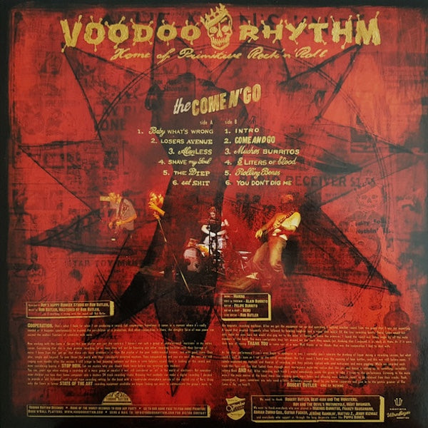 THE COME N' GO Rhythm N' Blood (LP)