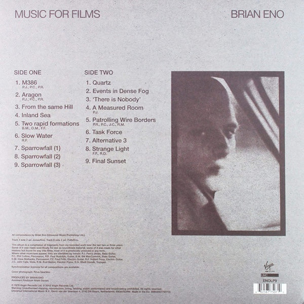 BRIAN ENO Music For Films (LP)