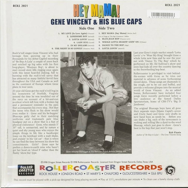 GENE VINCENT AND HIS BLUE CAPS Hey Mama! (10")