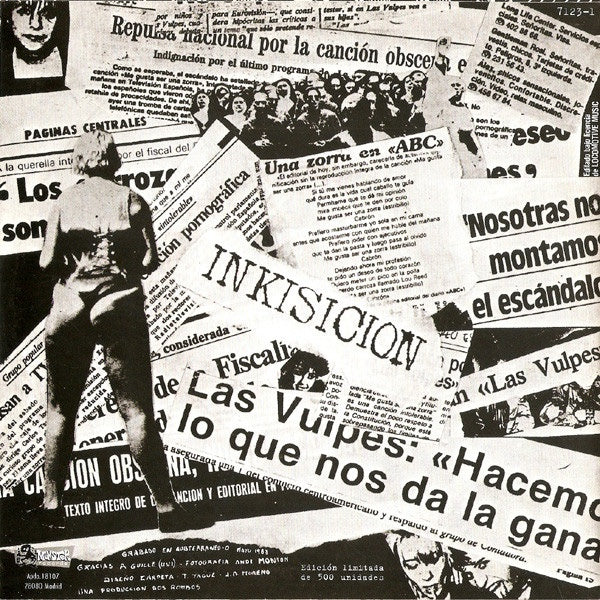 VULPESS Me Gusta Ser Una Zorra (7")