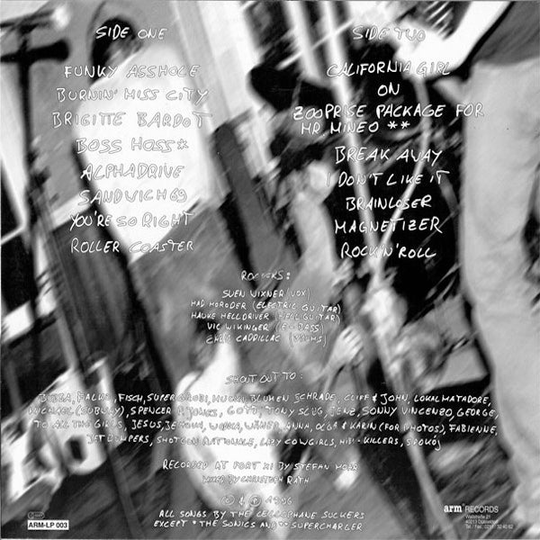 CELLOPHANE SUCKERS Burnin' Miss City (LP)