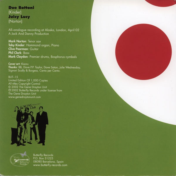 THE GENE DRAYTON UNIT Due Bottoni (7")