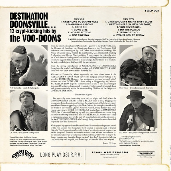 THE VOO-DOOMS Destination Doomsville (LP)