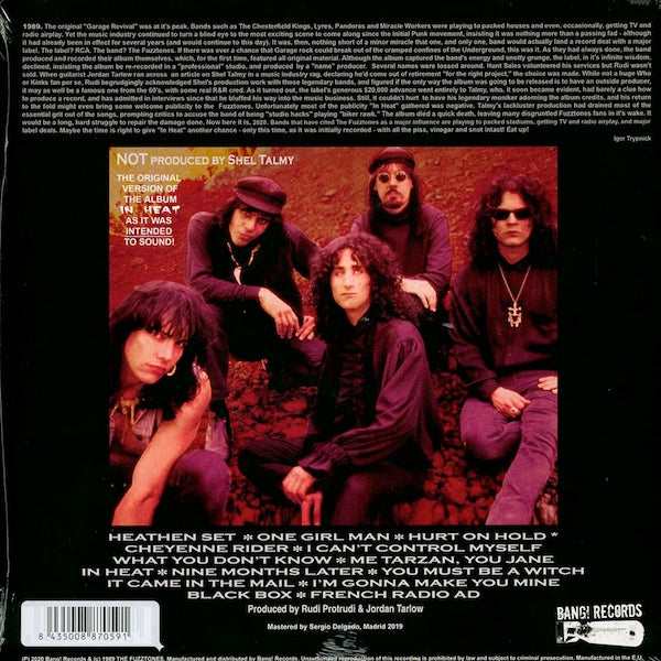 THE FUZZTONES Raw Heat (LP)