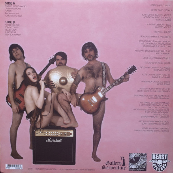 BERTIE PAGE CLINIC Too Loud Too Naked (LP)