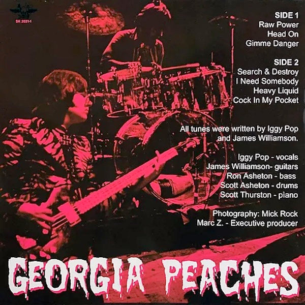 IGGY AND THE STOOGES Georgia Peaches (Live At Richards, Atlanta) (LP)