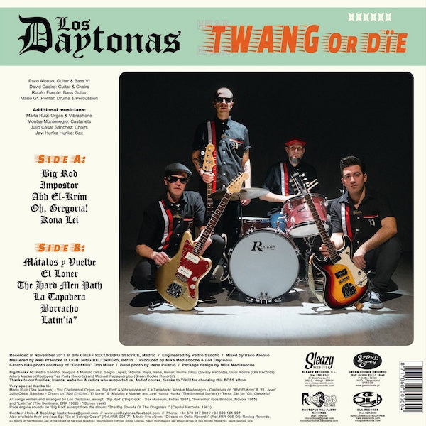 LOS DAYTONAS Twang Or Die (LP)