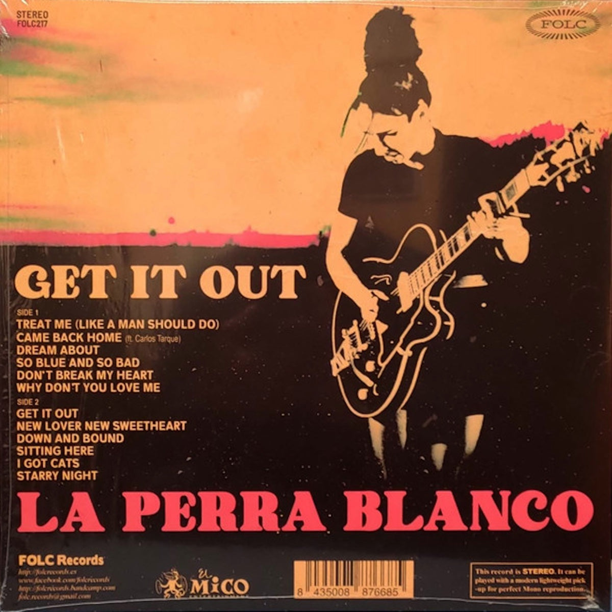 LA PERRA BLANCO Get It Out (LP)