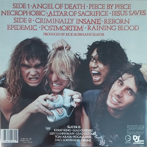 SLAYER Reign In Blood (LP)