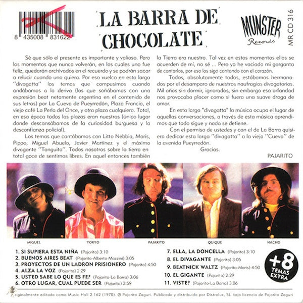 LA BARRA DE CHOCOLATE La Barra De Chocolate (CD)