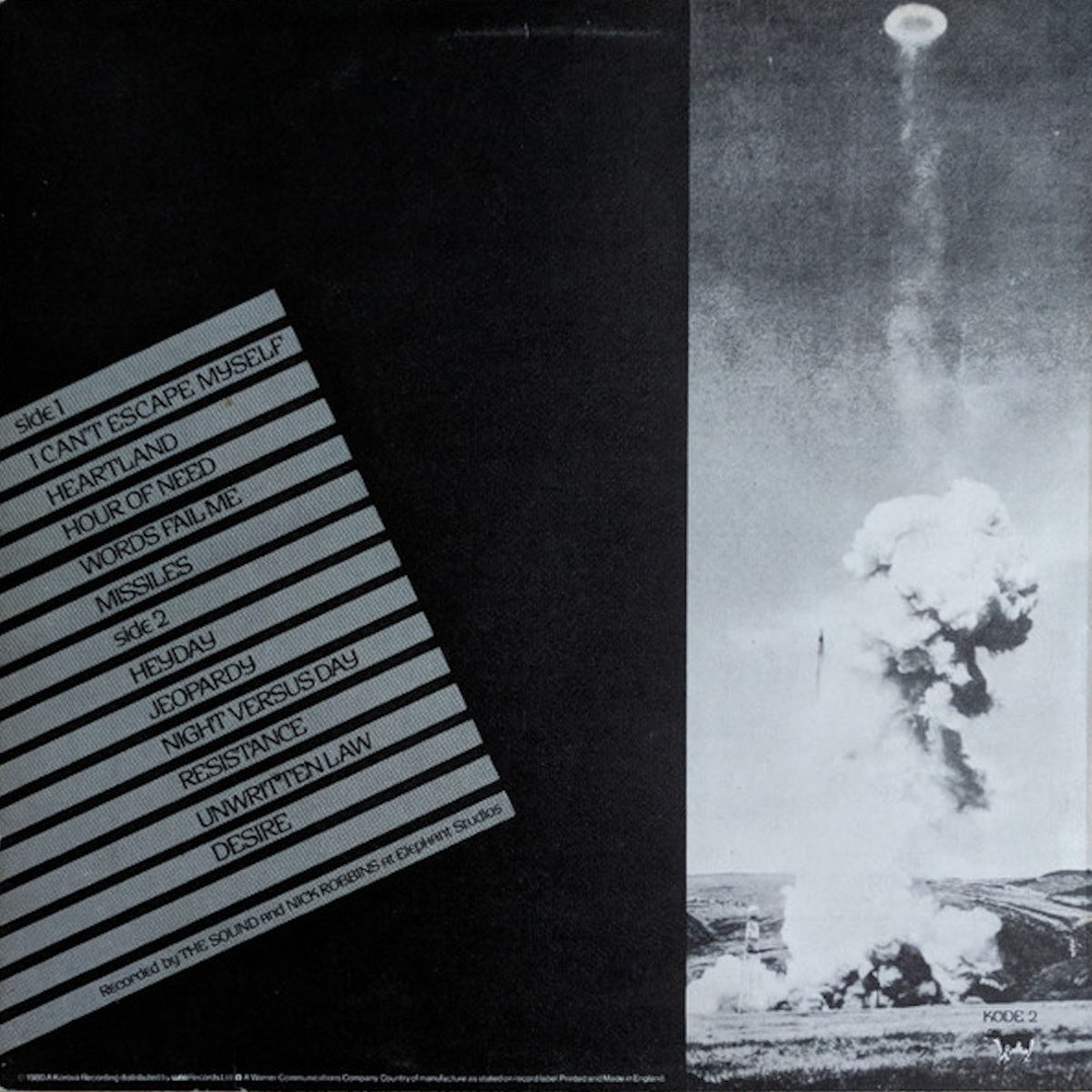 THE SOUND Jeopardy (LP)