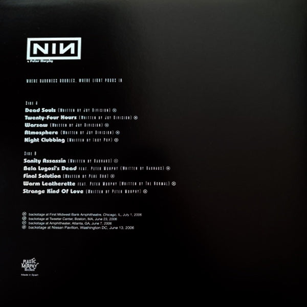 NINE INCH NAILS Where Darkness Doubles, Where Light Pours In (LP)