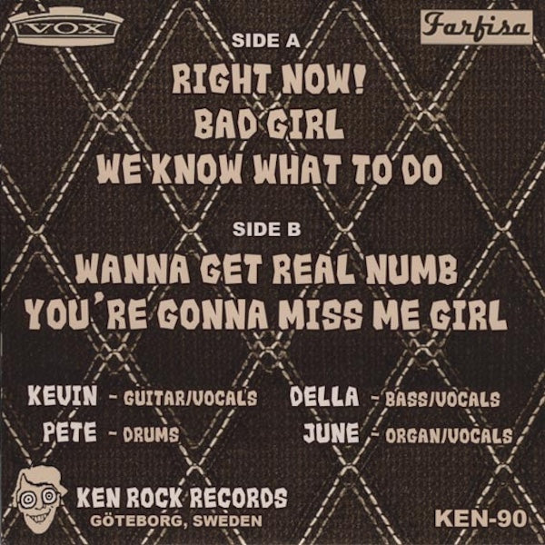 THEE FOUR TEENS Right Now! (7")