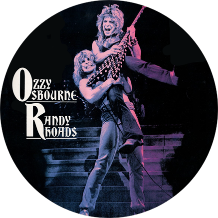 Chapa Ozzy Osbourne & Randy Rhoads