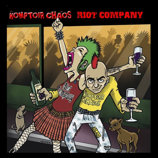 KOMPTOIR CHAOS / RIOT COMPANY Split (7")