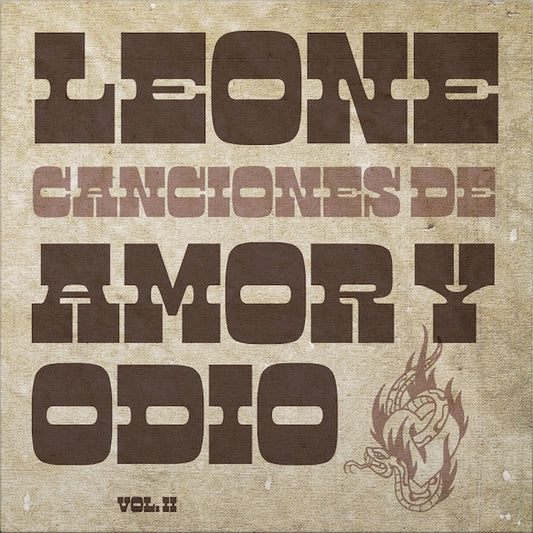 LEONE Canciones De Amor Y Odio, Vol.2 (LP)