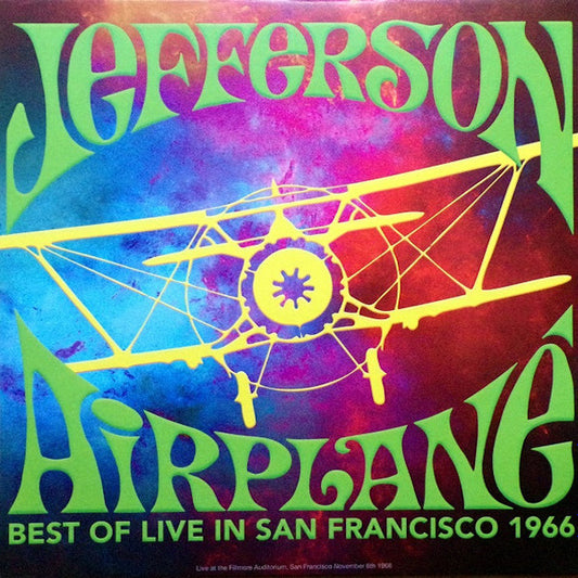 JEFFERSON AIRPLANE Best Of Live San Francisco 1966 (LP)