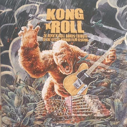 VARIOS Kong'n'Roll (26 Rock'N'Roll Bands Tribute To The Sitges Horror Film Festival) (2xLP)