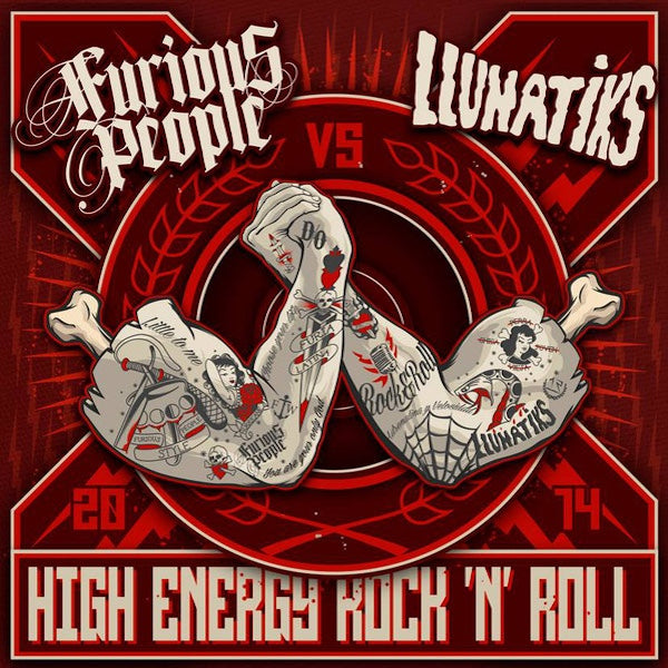 FURIOUS PEOPLE / LLUNATIKS High Energy Rock 'N' Roll (LP)