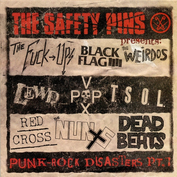 SAFETY PINS Punk Rock Disasters Pt.1 (10")